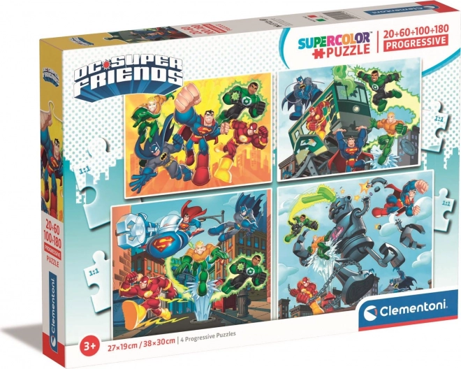 Clementoni Puzzle DC Super Friends 4-in-1