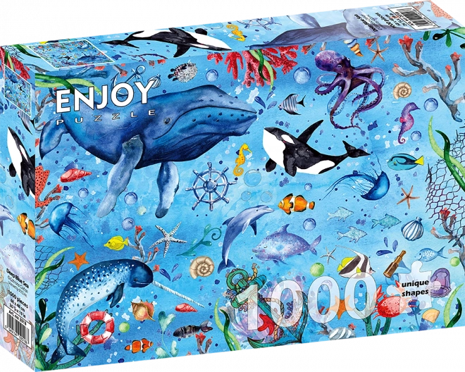 Puzzle Tiefblaues Meer 1000 Teile