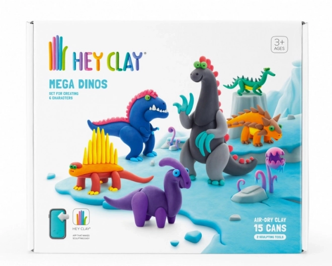 Mega-Dinosaurier Hey Clay Knetset