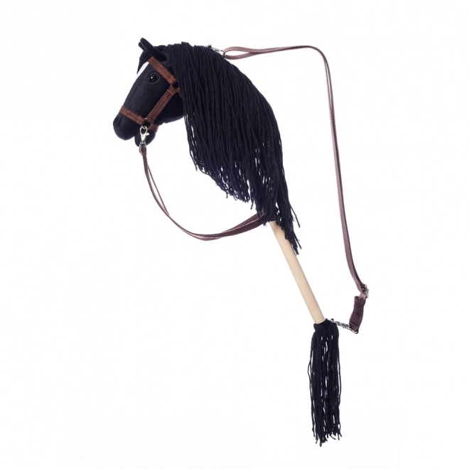 Hobby Horse auf Stange schwarz