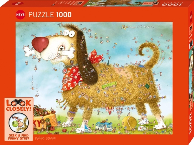 Heye Puzzle Auf dem Hund 1000 Teile