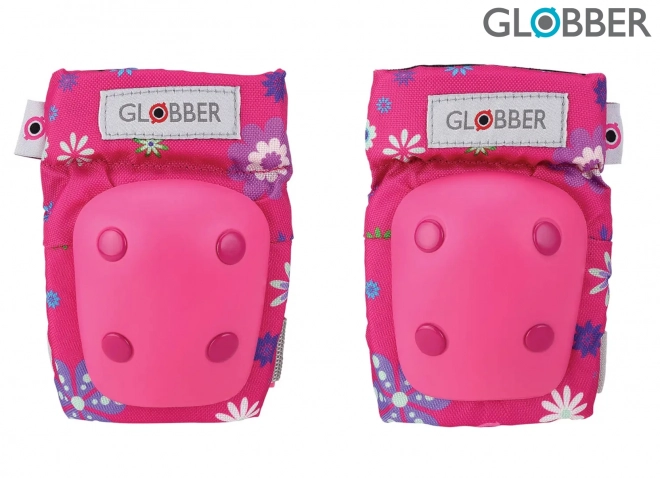 Globber Kleinkind Schutzset Blumen Pink