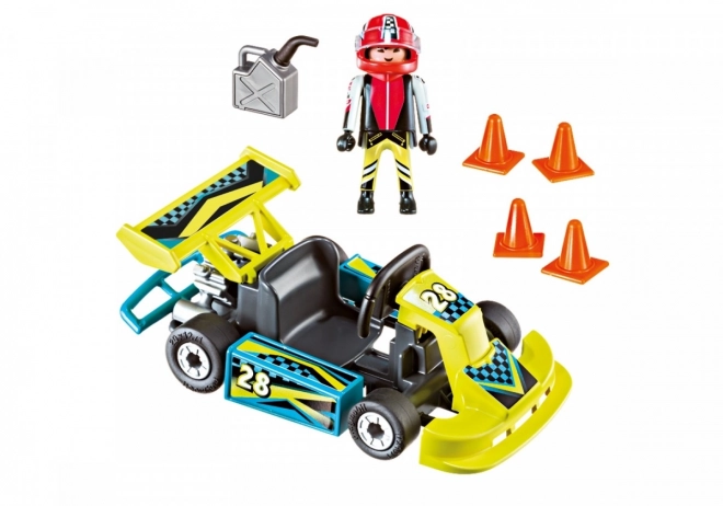 Action Figuren Set Gokart Kiste