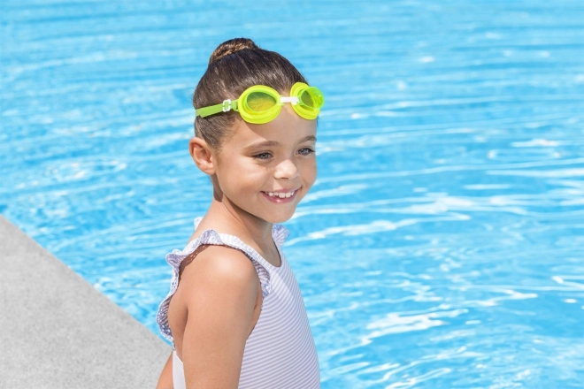 Schwimmbrille für Kinder Hydro-Swim Bestway Blau – Grün