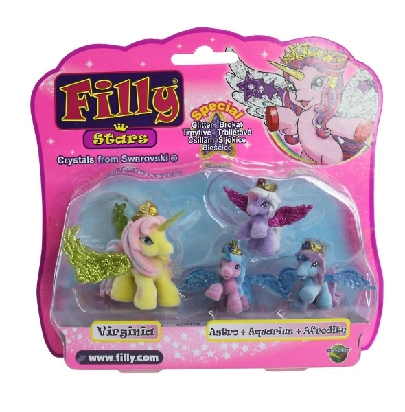 Filly Stars Familie Figuren Set mit 1+3 Pferdchen