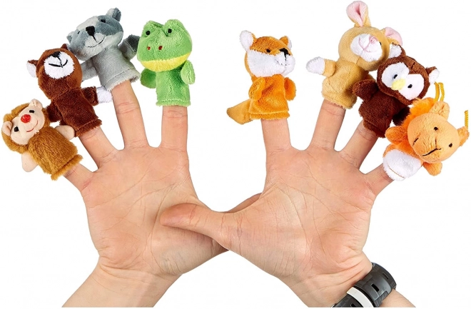 Set Fingerpuppen Waldtiere 8 Stk