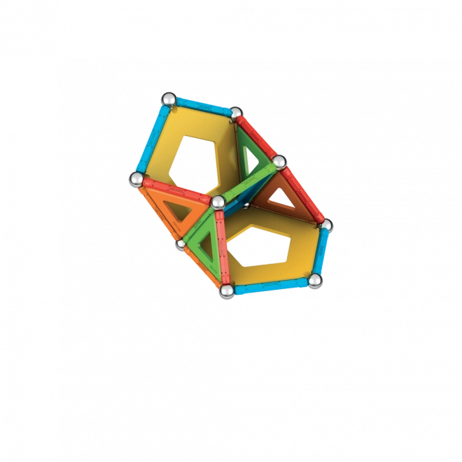 Magnetisches Konstruktionsset Supercolor Recycled 52 Teile von GEOMAG