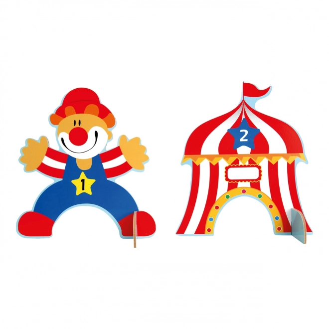 Bino Kinderspielset Krocket Zirkus