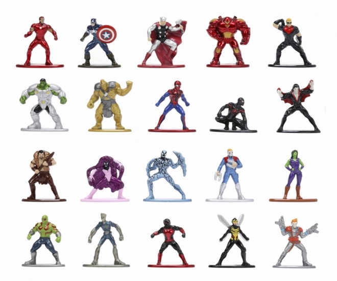 Marvel Metallische Sammelfiguren Nano 20 Stück, Wave 6