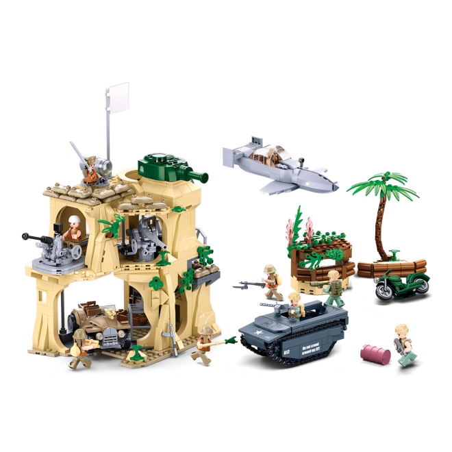 9 bewegliche Minifiguren mit reichlich Zubehör