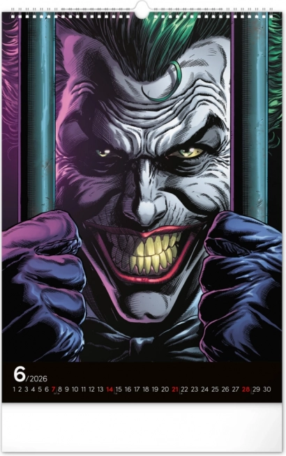 Wandkalender Batman Dark 2026