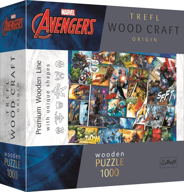 Trefl Holzpuzzle Marvel Avengers 1000 Teile