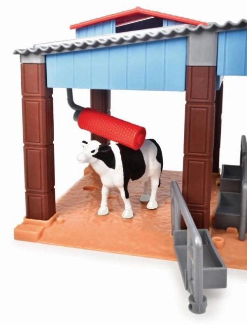 Bauernhof mit Fendt Traktor