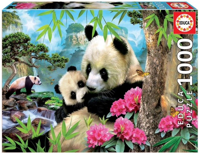 Educa Puzzle Panda mit Jungtier 1000 Teile
