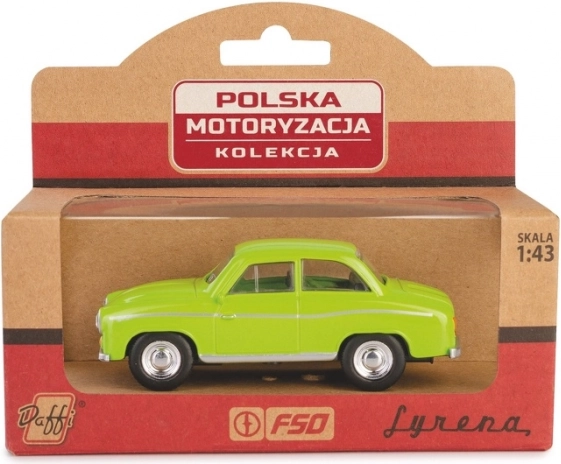 Metallmodell Auto Syrena 104 grün 1:43