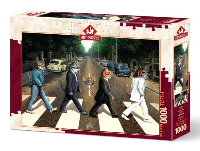 Puzzle Kätzchenstraße 1000 Teile