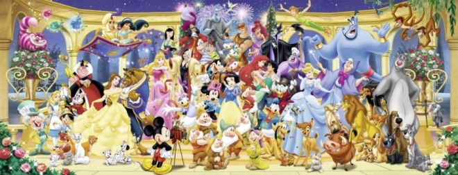 Panoramapuzzle Disney - Familienfoto 1000 Teile