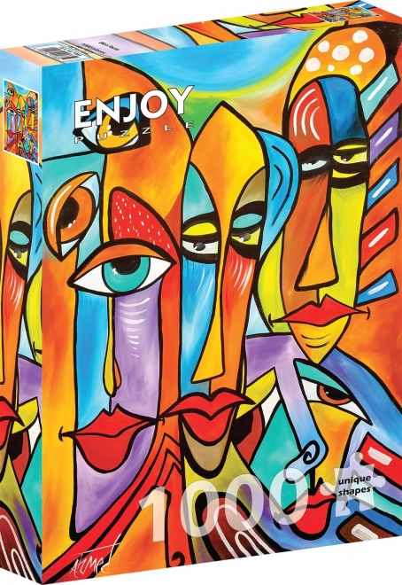 Puzzle Kreative Gesichter Bico 1000 Teile