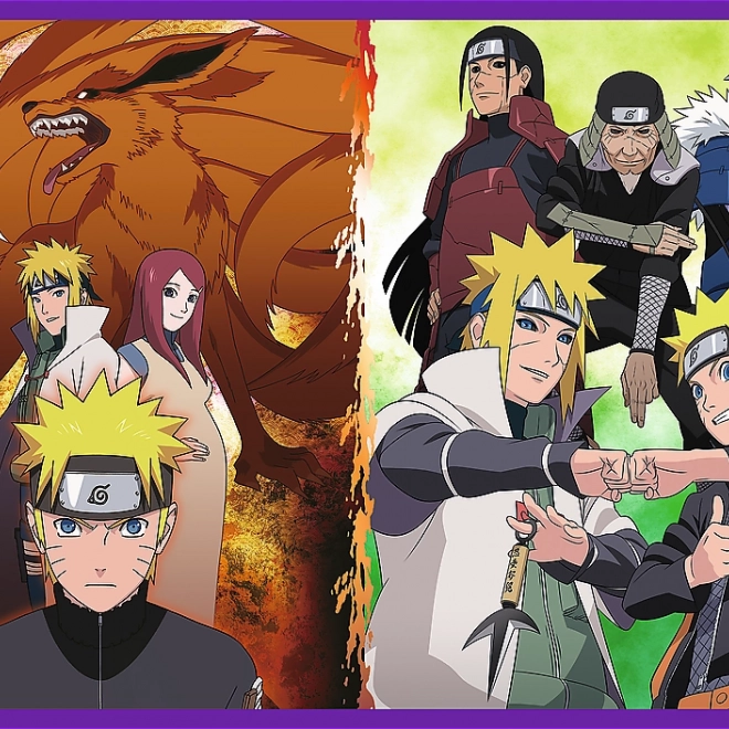 Trefl Puzzle Naruto Shippuden: Abenteuer von Naruto Uzumaki 4x250 Teile