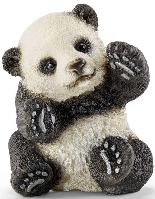 Kleine spielende Panda-Figur Wild Life