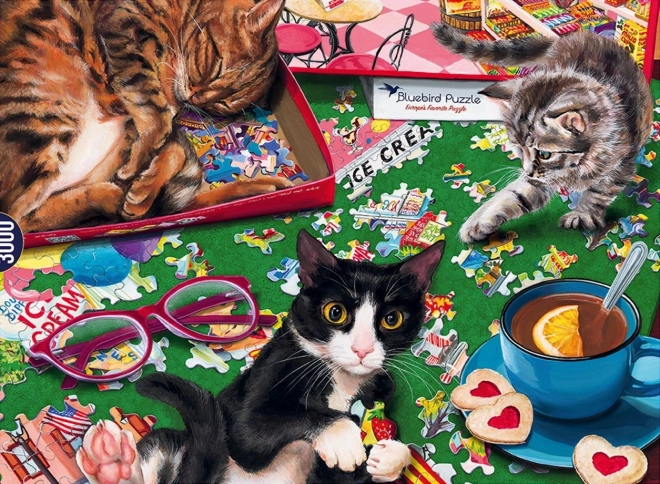 Puzzle Katzen-Puzzler 3000 Teile BLUEBIRD