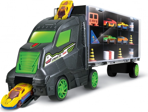 Autotransporter-Lkw mit Metallautos 48 cm