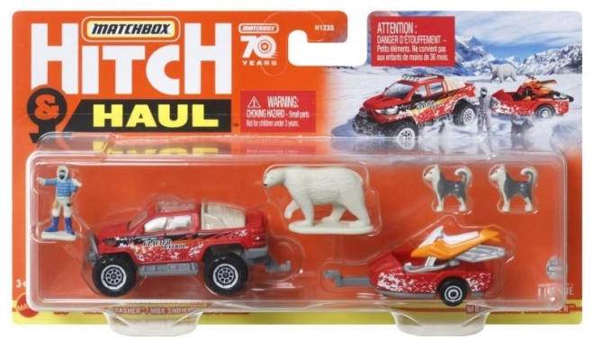 Matchbox Transportfahrzeug mit Zubehör