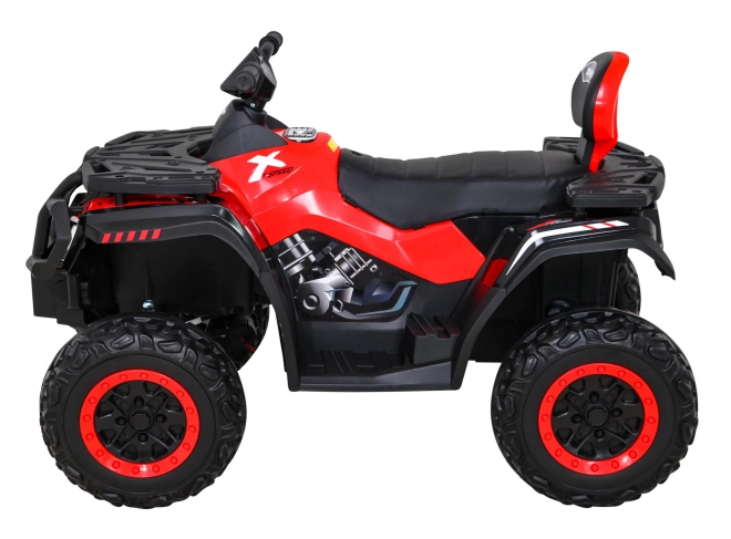 Kinderquad XT-Speed Rot mit 4x4 Antrieb, EVA, sanfter Start, MP3 und LED