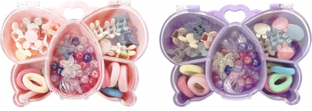 Set modischer Accessoires in einer Box