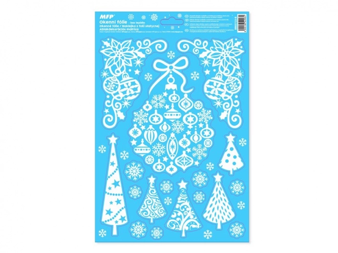 Weihnachtsfensterfolie Glitr 20x30 cm