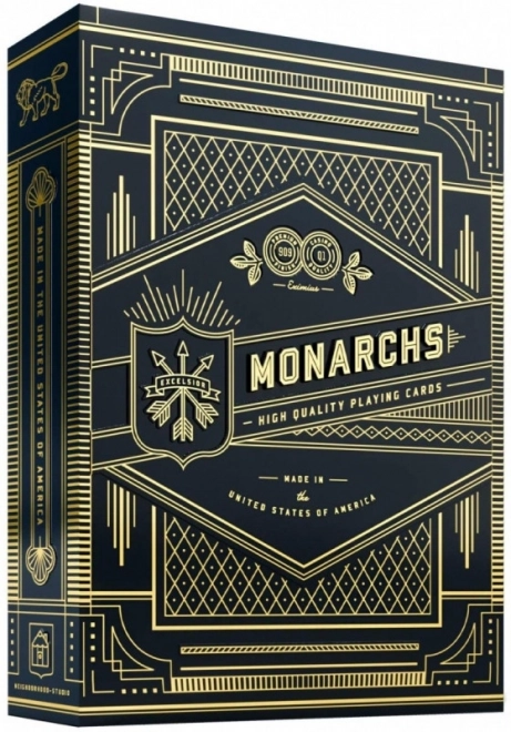 Monarchs Kartendeck Schwarz