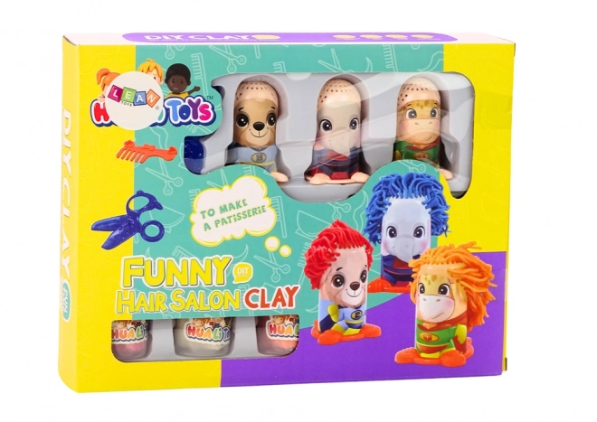 Kinder-Kreativset Friseursalon Modelliermasse