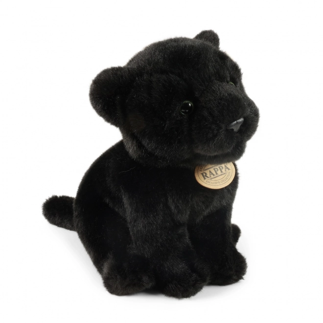 Sitzender Plüsch Schwarzer Panther 23 cm Umweltfreundlich