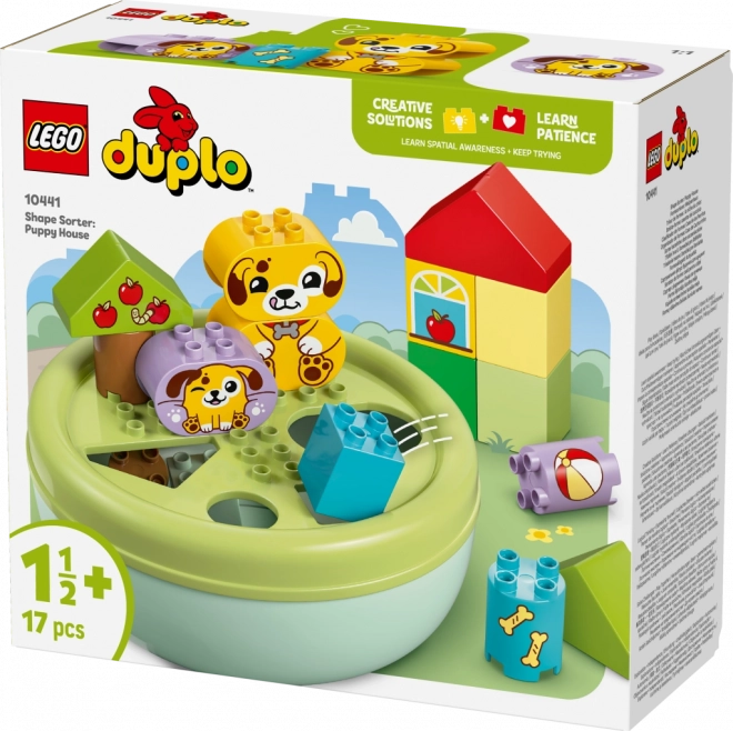 LEGO Duplo Formen sortieren ein Zuhause für Welpen