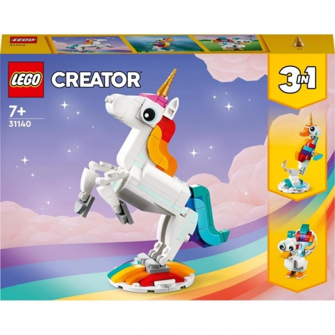 Magisches Einhorn LEGO Creator 3-in-1 Set