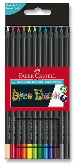 Buntstifte Faber-Castell Black Edition 12 Stk.