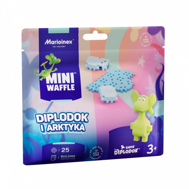 Mini Waffle Bauset - Diplodok und Arktis