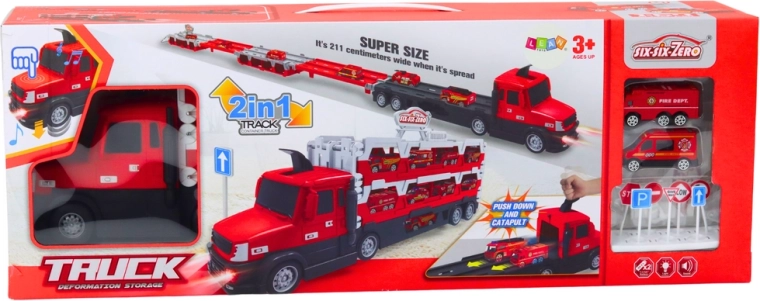 Ausklappbare 211-cm-Strecke für spannende Rennen