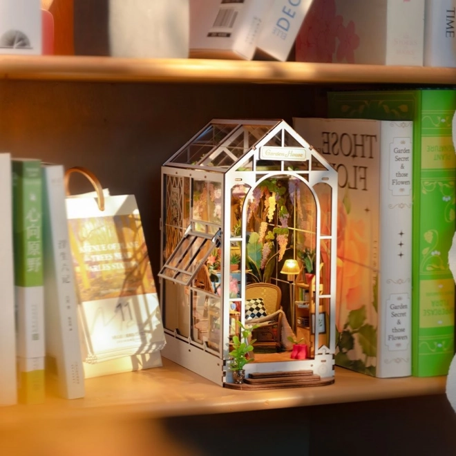 RoboTime 3D Puzzle Buchstütze Gartenhaus (Holz)