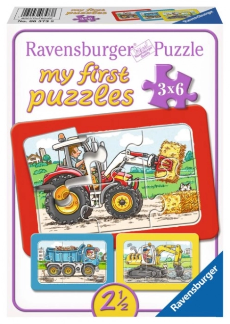 Ravensburger Meine Erste Puzzle Baumaschinen