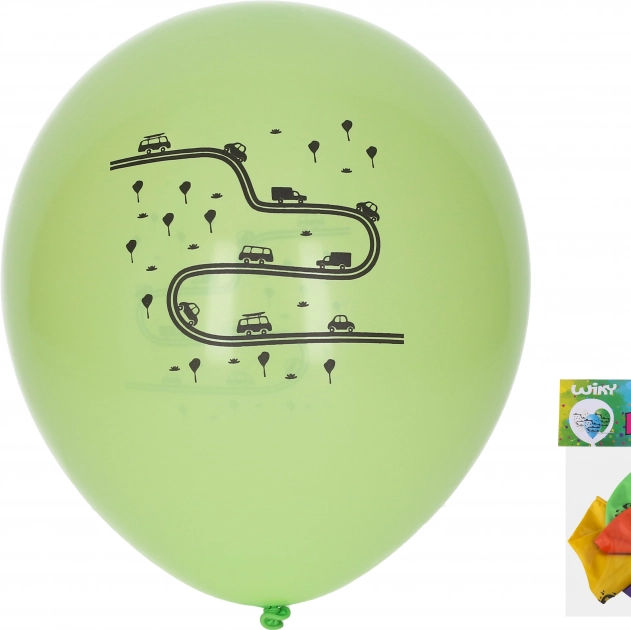 Luftballons 30 cm – Verkehr, Set mit 5 Stück