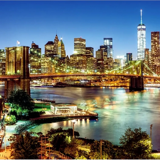 Puzzle Lichter über der Brooklyn Bridge 6000 Teile