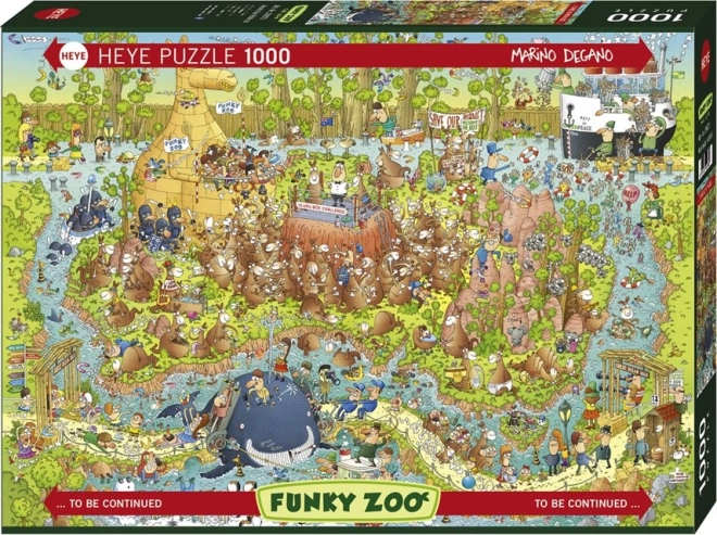 Puzzle HEYE Verrückter ZOO: Australische Ausstellung 1000 Teile