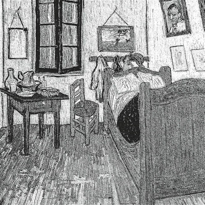 Künstlerisches Puzzle mit Rahmen Schlafzimmer in Arles 500 Teile