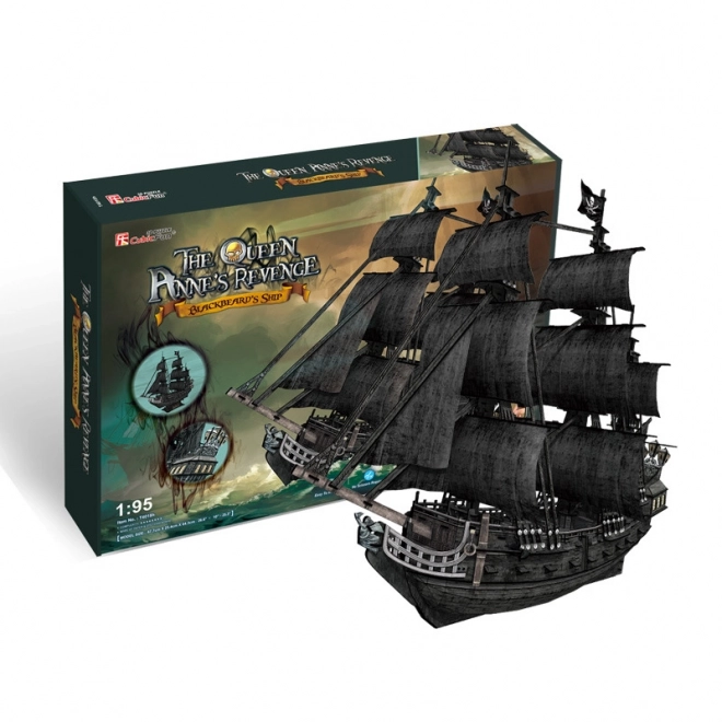 3D-Puzzle Set Piratenschiff Königin Annas Rache