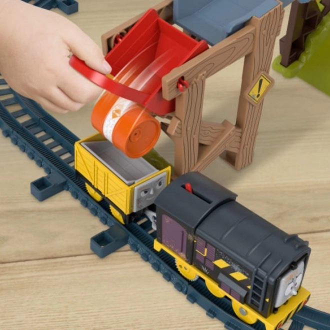 Diesel-Basis auf der Baustelle mit Thomas und Freunden