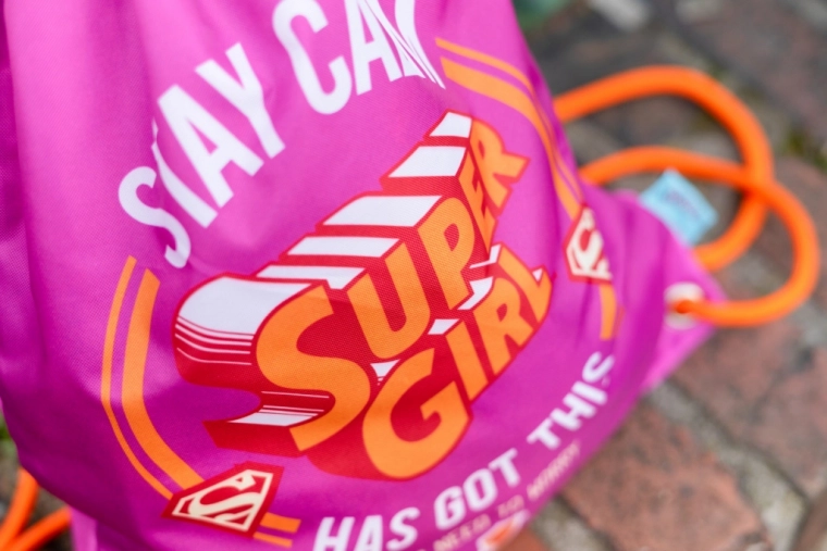 Motivierendes Super-Girl-Design