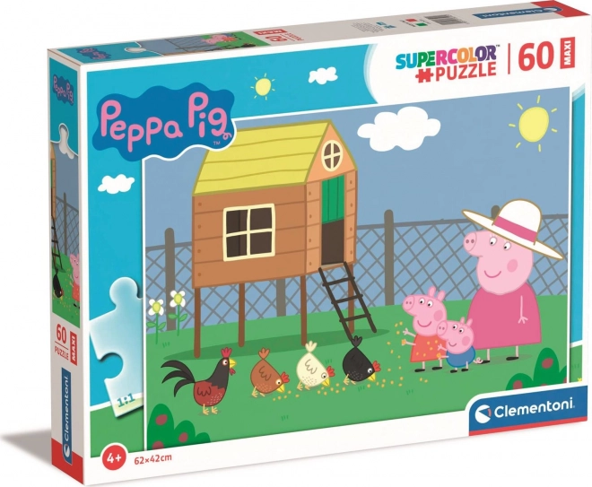 Clementoni Puzzle Peppa Wutz Maxi 60 Teile