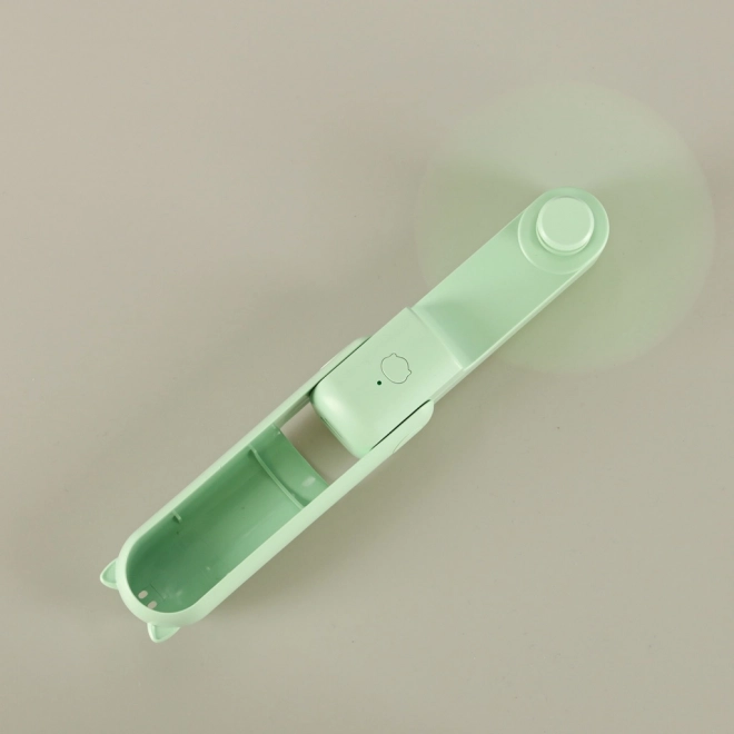 Mini tragbarer USB-Ventilator klappbar grün