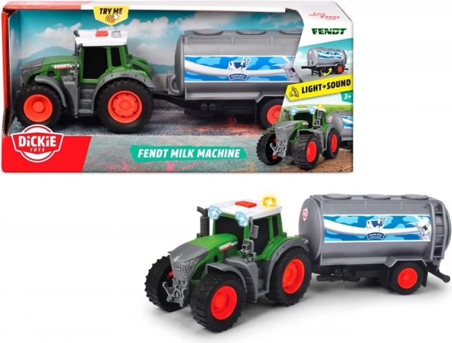 Traktor mit Milchanhänger FARM 26 cm